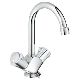21337001 Costa L Single-Hole Two-Handle Bathroom Faucet in StarLight Chrome