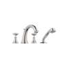 Kensington Single Handle Roman Bathtub Faucet Kit With Deck Mount