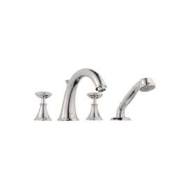 Kensington Single Handle Roman Bathtub Faucet Kit With Deck Mount