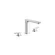 Cubeo 3-Hole 2-Handle Deck Mount Tub Filler, 1019230000