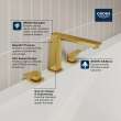 Cubeo 3-Hole 2-Handle Deck Mount Tub Filler, 101923EN00