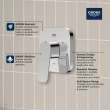 Cubeo 3-Way Diverter Trim, 1019300000