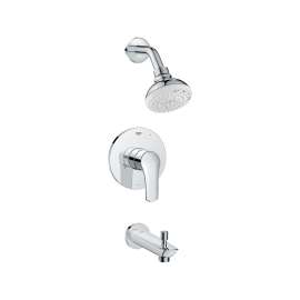 Eurosmart Pressure Balance Valve Tub/Shower Trim Kit, 1024970000