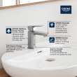 Cubeo Single Hole Single Handle S-Size Bathroom Faucet, Cold Start, 1.2 gpm (4.5L/min), 1053490000