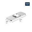 Cubeo Escutcheon for Single Hole Faucets, 1053780000