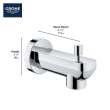 Diverter Tub Spout, 13382A01