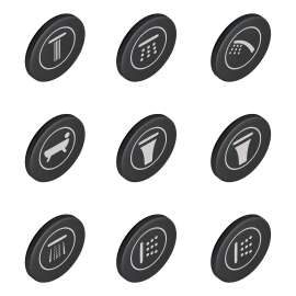 SmartControl Icon Caps, 14077XH0