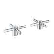 Atrio Cross Handles for Bathroom Sink Faucet (Pair), 14215000