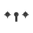 Atrio Cross Handles for Bathroom Sink Faucet (Pair), 142152430