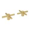 Atrio Cross Handles for Bathroom Sink Faucet (Pair), 14215GN0