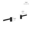 Atrio Lever Handles for Bathroom Sink Faucet (Pair), 14216EN0