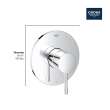Pressure Balance Valve Trim with Cartridge, 14472000