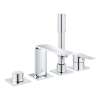 Allure 4-Hole Single-Handle Deck Mount Roman Tub Faucet with 1.75 GPM (6.6 L/min) Hand Shower, 19316001