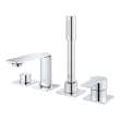 Allure 4-Hole Single-Handle Deck Mount Roman Tub Faucet with 1.75 GPM (6.6 L/min) Hand Shower, 19316001