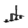 Allure 4-Hole Single-Handle Deck Mount Roman Tub Faucet with 1.75 GPM (6.6 L/min) Hand Shower, 193162431
