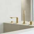 Allure 4-Hole Single-Handle Deck Mount Roman Tub Faucet with 1.75 GPM (6.6 L/min) Hand Shower, 19316GN1