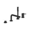 4-Hole Single-Handle Deck Mount Roman Tub Faucet with 1.75 GPM (6.6 L/min) Hand Shower, 195762432