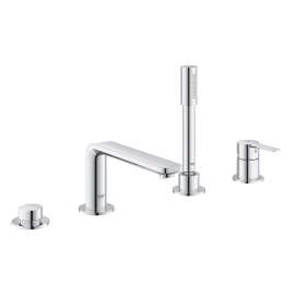 4-Hole Single-Handle Deck Mount Roman Tub Faucet with 1.75 GPM (6.6 L/min) Hand Shower, 19577001