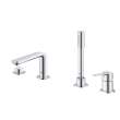 4-Hole Single-Handle Deck Mount Roman Tub Faucet with 1.75 GPM (6.6 L/min) Hand Shower, 19577001