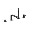 4-Hole Single-Handle Deck Mount Roman Tub Faucet with 1.75 GPM (6.6 L/min) Hand Shower, 195772431
