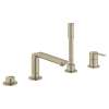 4-Hole Single-Handle Deck Mount Roman Tub Faucet with 1.75 GPM (6.6 L/min) Hand Shower, 19577EN1