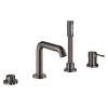 4-Hole Single-Handle Deck Mount Roman Tub Faucet with 1.75 GPM (6.6 L/min) Hand Shower, 19578A0A