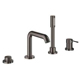 4-Hole Single-Handle Deck Mount Roman Tub Faucet with 1.75 GPM (6.6 L/min) Hand Shower, 19578A0A