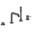 4-Hole Single-Handle Deck Mount Roman Tub Faucet with 1.75 GPM (6.6 L/min) Hand Shower, 19578A0A