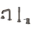 4-Hole Single-Handle Deck Mount Roman Tub Faucet with 1.75 GPM (6.6 L/min) Hand Shower, 19578A0A
