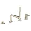 4-Hole Single-Handle Deck Mount Roman Tub Faucet with 1.75 GPM (6.6 L/min) Hand Shower, 19578ENA