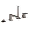 4-Hole Single-Handle Deck Mount Roman Tub Faucet with 1.75 GPM (6.6 L/min) Hand Shower, 19897A01