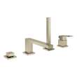4-Hole Single-Handle Deck Mount Roman Tub Faucet with 1.75 GPM (6.6 L/min) Hand Shower, 19897EN1