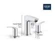 8-inch Widespread 2-Handle S-Size Bathroom Faucet, 1.2 GPM (4.5 L/min), 20294003