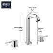 8-inch Widespread 2-Handle M-Size Bathroom Faucet, 1.2 GPM (4.5 L/min), 20297GNA