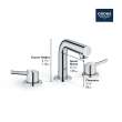 8-inch Widespread 2-Handle S-Size Bathroom Faucet, 1.2 GPM (4.5 L/min), 20572EN1