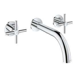 Atrio 2-Handle Wall Mount Faucet without Handles, 1.2 GPM (4.5L.min), 20663000