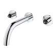 Atrio 2-Handle Wall Mount Faucet without Handles, 1.2 GPM (4.5L.min), 20663000