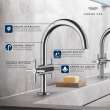 Atrio Single Hole Two-Handle M-Size Bathroom Faucet without Handles, 1.2 GPM (4.5 L/min), 21148EN0