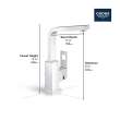 Single Hole Single-Handle L-Size Bathroom Faucet, 1.2 GPM (4.5 L/min), 23184A0A