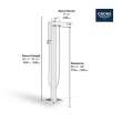 Single-Handle Freestanding Tub Faucet with 1.75 GPM (6.6 L/min) Hand Shower, 23672A01