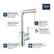 Single Hole Single-Handle L-Size Bathroom Faucet, 1.2 GPM (4.5 L/min), 23737002