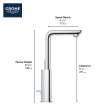 Single Hole Single-Handle L-Size Bathroom Faucet, 1.2 GPM (4.5 L/min), 23825A0A