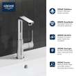 Single Hole Single-Handle L-Size Bathroom Faucet, 1.2 GPM (4.5 L/min), 23825A0A