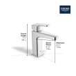 Tallinn Single Hole Single-Handle Bathroom Faucet, 1.2 GPM (4.5 L/min), 23838000