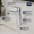 Single Hole Single-Handle M-Size Bathroom Faucet, 1.2 GPM (4.5 L/min), 23963001