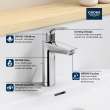 Single Hole Single-Handle M-Size Bathroom Faucet, 1.2 GPM (4.5 L/min), 23990EN3