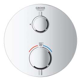 Single Function 2-Handle Thermostatic Valve Trim, 24107000