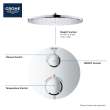 Single Function 2-Handle Thermostatic Valve Trim, 24107A00