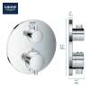 Single Function 2-Handle Thermostatic Valve Trim, 24107GN0