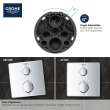 Dual Function 2-Handle Thermostatic Valve Trim, 241112430